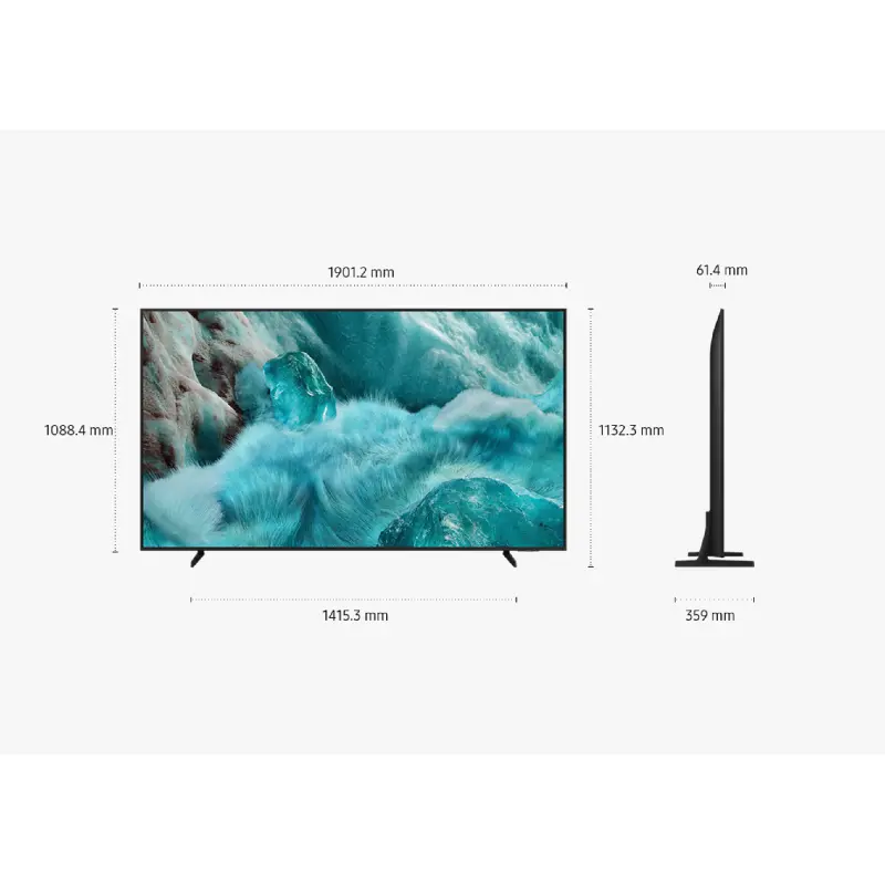 TELEVISOR SAMSUNG QLED 85" 4K AI VISION ONE UI TIZEN QN85Q7F